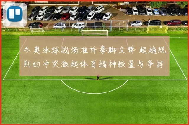 冬奥冰球战场准许拳脚交锋 超越规则的冲突激起体育精神较量与争持